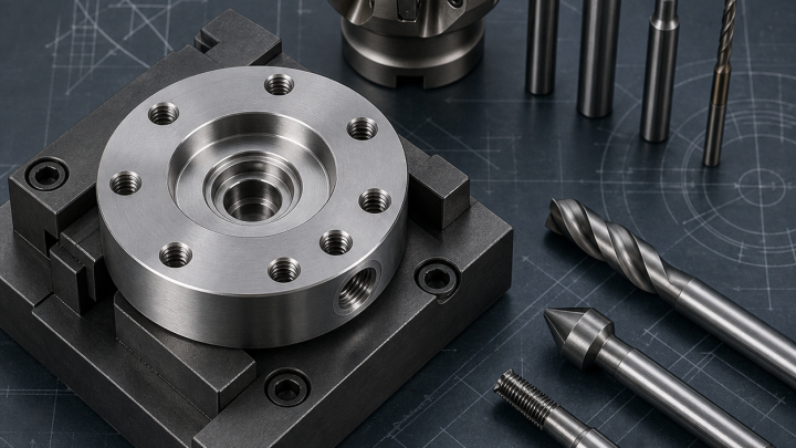 15-5PH Pressure Sensor Flange CNC Case: Thin Diaphragm, Sealing Face and Port Tooling