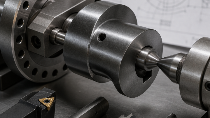 42CrMo Eccentric Camshaft Segment CNC Case: Offset Journals, Oil Hole and Hardening Allowance