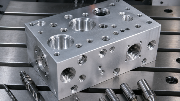 7075 Aluminum Hydraulic Manifold: Deep-Hole Tooling Case