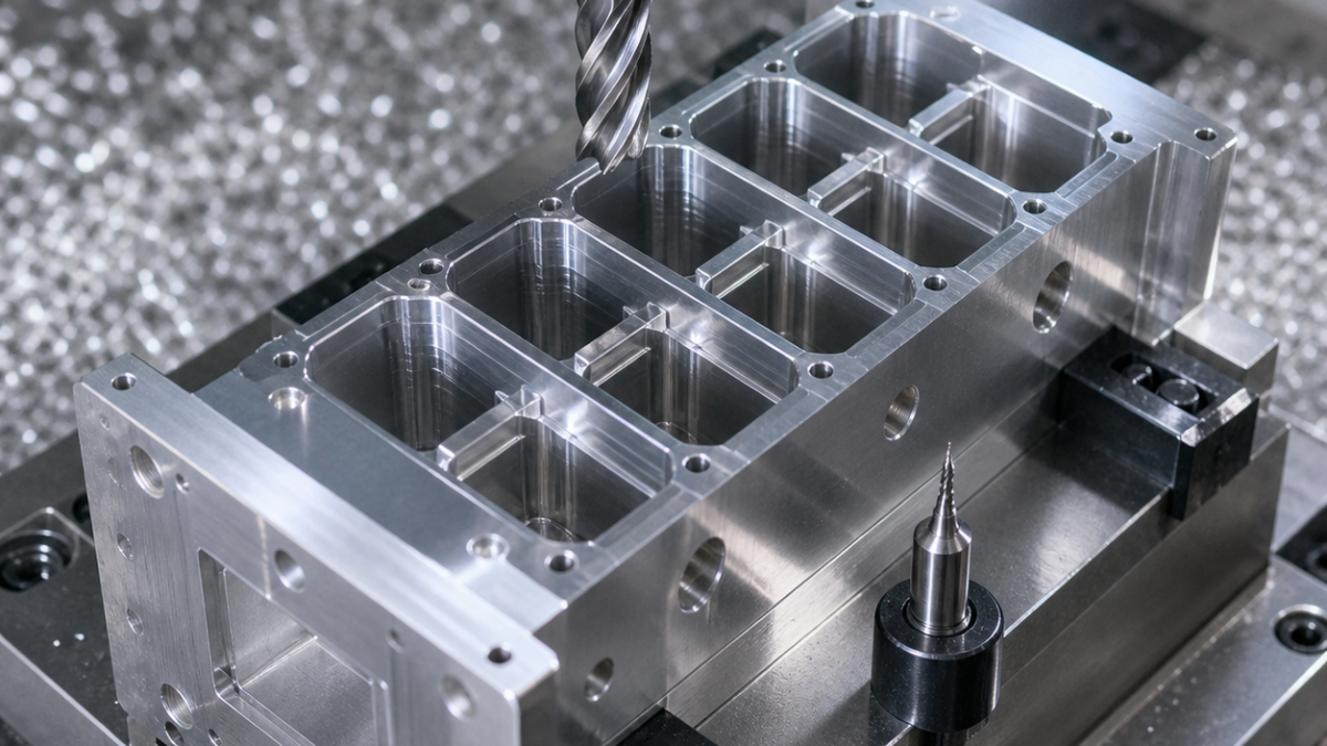 7075-T651 Waveguide Filter CNC Tooling Case: Thin Iris Walls and Cavity Corners