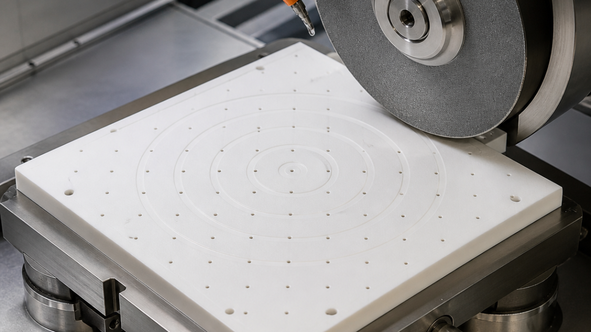 Alumina Ceramic Vacuum Chuck Grinding Case: Flatness, Micro-Hole Protection and Edge-Chip Control