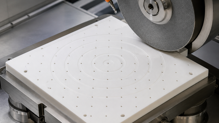 Alumina Ceramic Vacuum Chuck Grinding Case: Flatness, Micro-Hole Protection and Edge-Chip Control