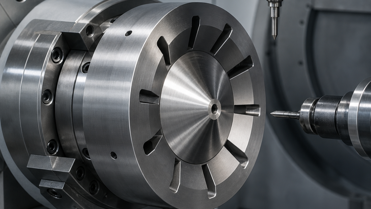 ARMCO Pure-Iron Pole Piece CNC Tool Selection for Air-Gap Cone and Radial Slots