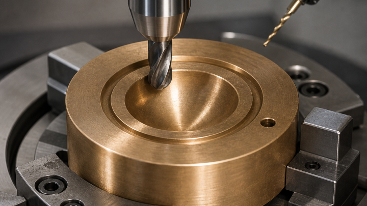 C93200 Bronze Slipper Pad CNC Tool Selection for Spherical Socket and Lapping Face