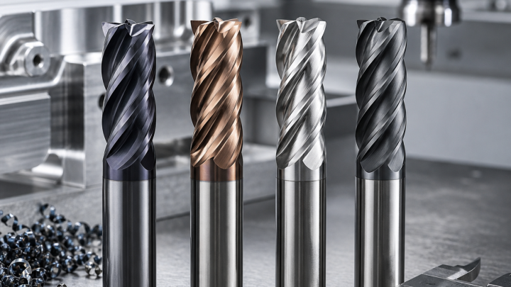 CNC Carbide End Mills: Coating, Geometry and Cutting Parameters for Better Machining Performance
