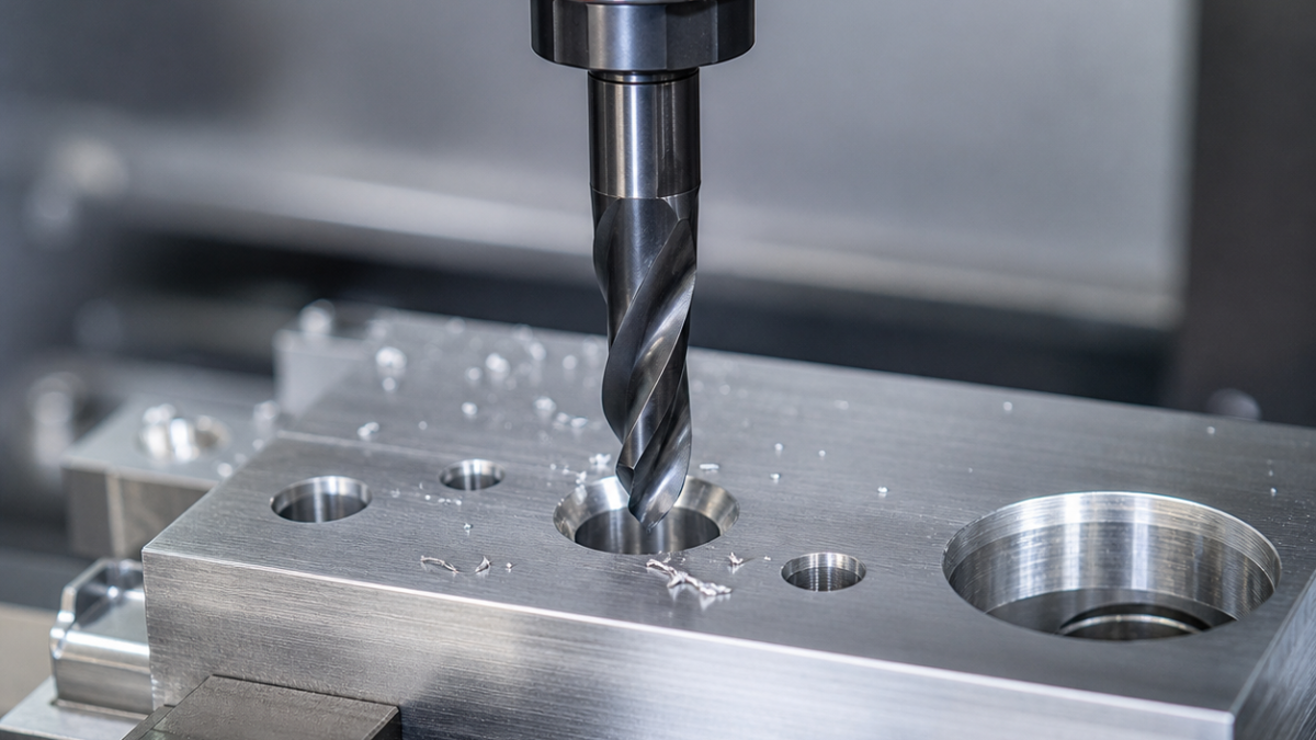 Drill Mills in CNC Machining: Combining Spotting, Chamfering and Light Milling