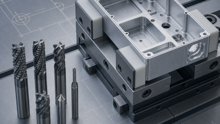6061-T6 Thin-Wall Instrument Enclosure CNC Case: Datum Control, Pocket Roughing and Thread Milling