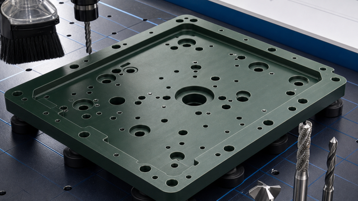 G10/FR-4 Composite Fixture Plate CNC Case: Hole Quality, Dust Control and Diamond-Coated Tooling