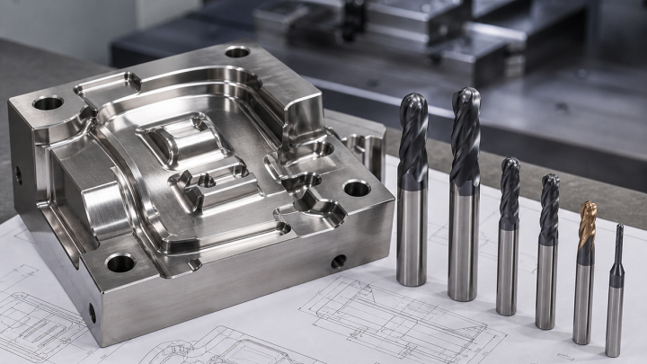 Hardened Mold Insert CNC Finishing Case: Ball Nose Tooling and Surface Strategy