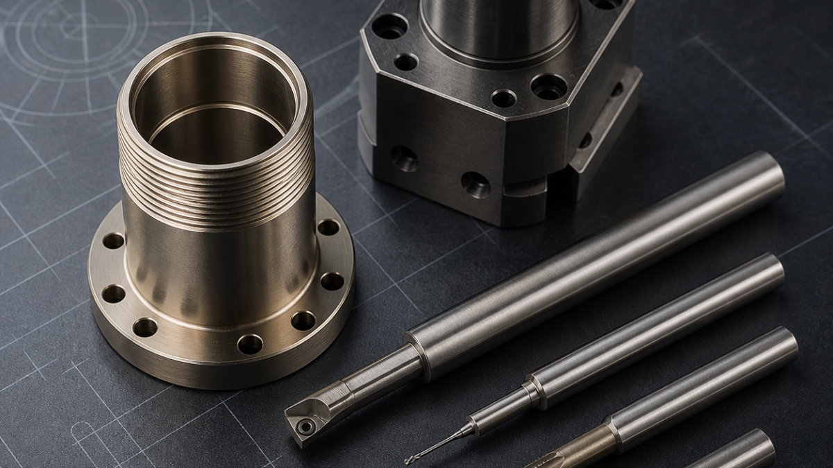 Kovar Hermetic Connector Shell CNC Case: Thin-Wall Bore, Fine Threads and Seal-Face Control