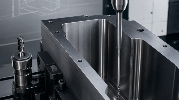 Long-Reach Carbide End Mill Chatter in Deep Pockets: Tool Overhang and Toolpath Fixes