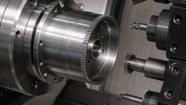 Maraging 300 Flexspline Cup CNC Tooling Case: Thin Wall, Spline Preform and Aging Stock