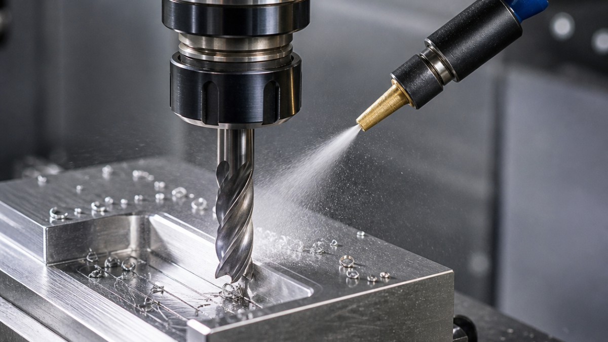 Minimum Quantity Lubrication in CNC Milling: When MQL Helps Carbide End Mills