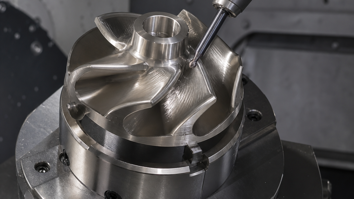 Monel K-500 Closed Impeller CNC Case: Five-Axis Vane Passages and Tool-Life Control