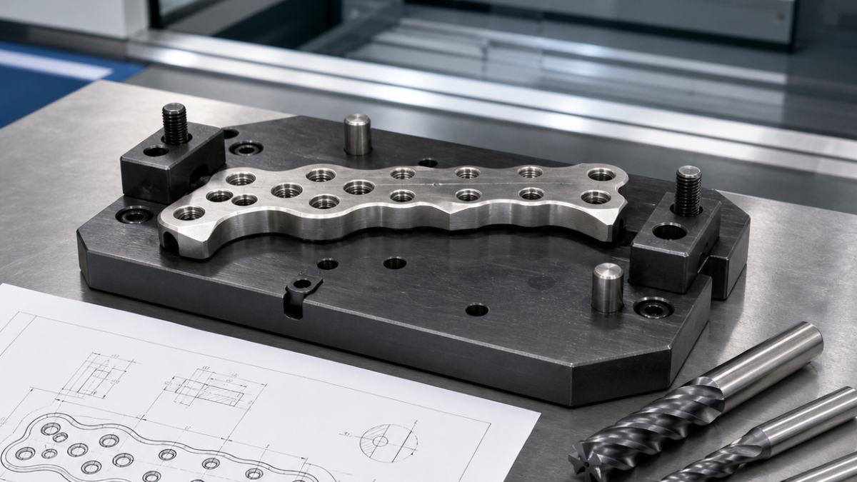 Ti-6Al-4V Orthopedic Bone Plate CNC Case: Hole Quality and Burr Control