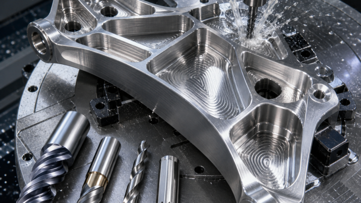 Titanium Aerospace Bracket: Carbide Tooling and Heat Control
