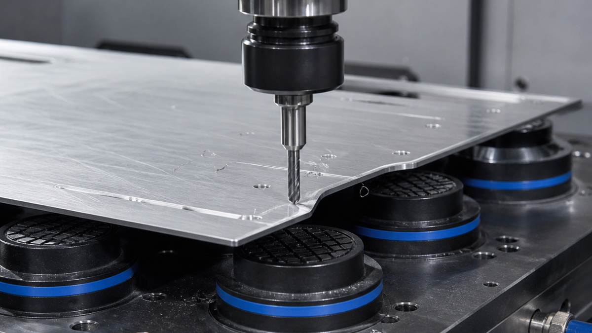 Vacuum Fixturing for Thin Sheet CNC Milling: Holding Parts Without Distortion
