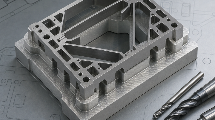 Zr-Cu-Al Bulk Metallic Glass Flexure Frame CNC Case: Thin Beams, Micro Pockets and Heat Control