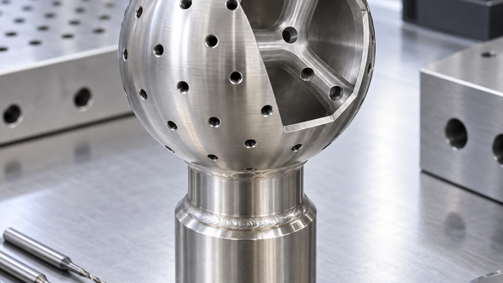 316Ti CIP Spray Ball Tooling for Compound-Angle Micro Holes and Burr-Free Interiors