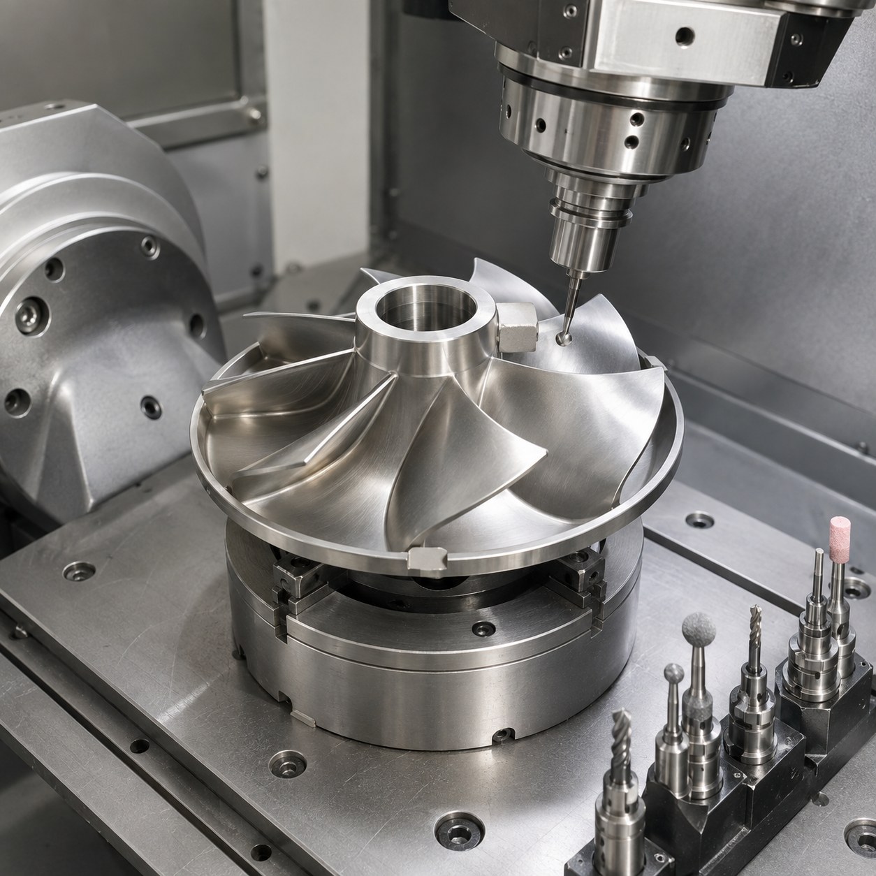 410 Stainless Pump Impeller Tooling for Thin Blades and Balance Pads