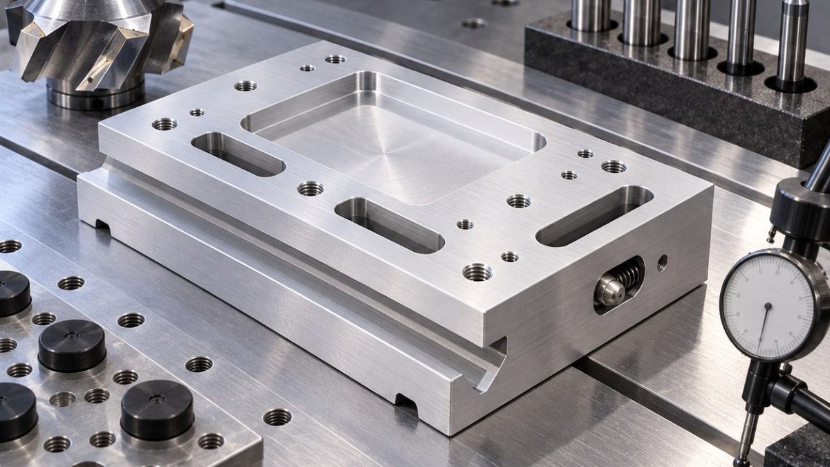 6061-T6 Dovetail Stage Tooling for Slide Rail and Adjustment Slots