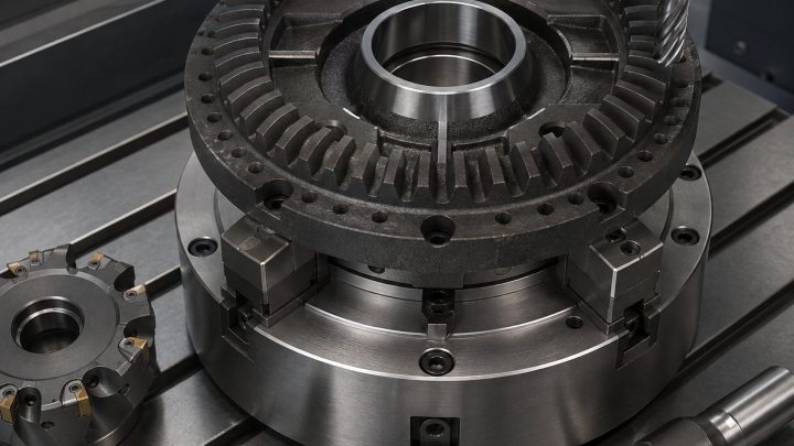 ADI Robot Reducer Output Flange CNC Tool Selection for Face Teeth and Tapered Bearing Seat