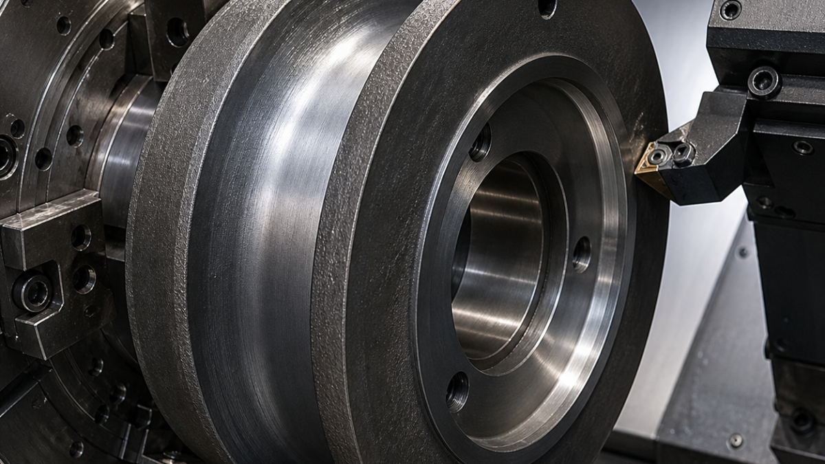 AISI 4340 Wire-Rope Sheave CNC Tool Selection for U-Groove Profile and Bearing Bore