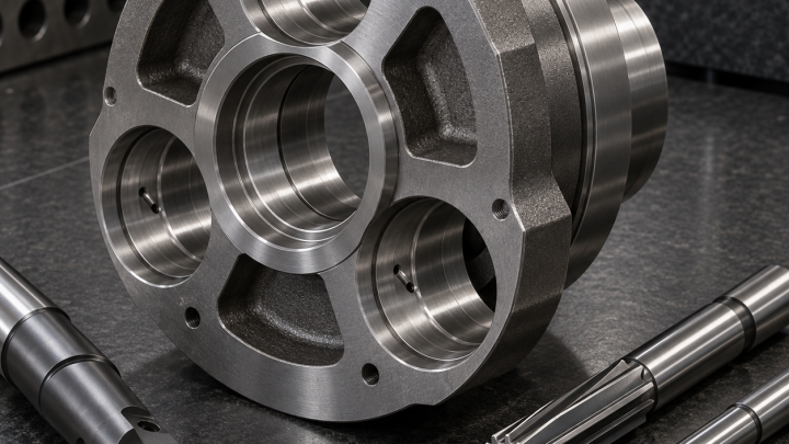 AISI 9310 Planetary Carrier Tooling for Pin Bores, Bearing Seats and Oil Jets