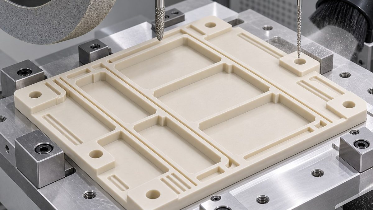 Aluminum Nitride Carrier Tooling for Isolation Pockets and Fragile Ribs