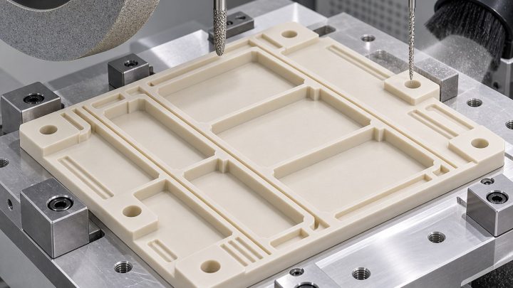 Aluminum Nitride Carrier Tooling for Isolation Pockets and Fragile Ribs