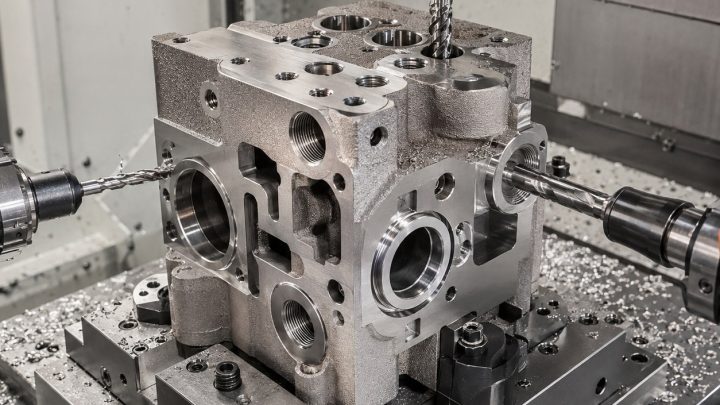 AM 316L Valve Block Tooling for Printed Datum Cleanup and Deep O-Ring Ports