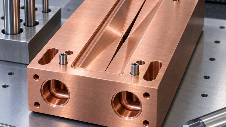 C11000 Beam Mask Tooling for Tapered Aperture and Cooling Ports