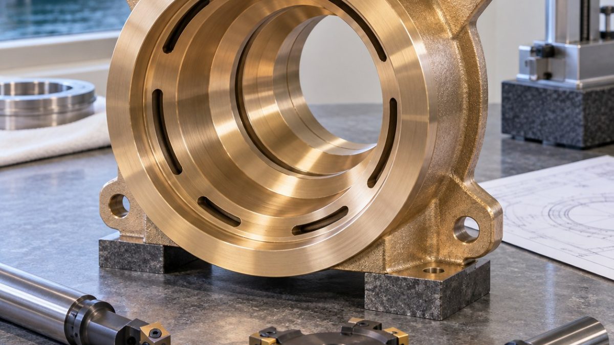 C65500 Seal Carrier Tooling for Stepped Bore and Water Slots
