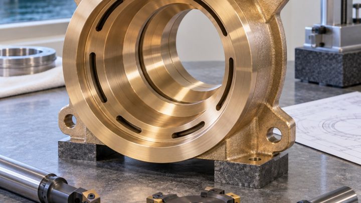 C65500 Seal Carrier Tooling for Stepped Bore and Water Slots