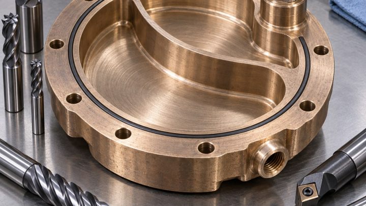 C71500 Channel Cover Tooling for Divider Groove and Anode Boss