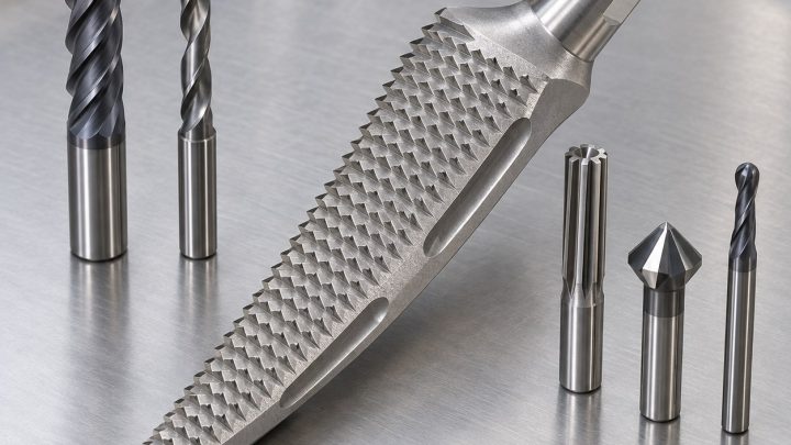 CoCrMo Trial Broach Tooling for Serrated Teeth and Attachment Bore