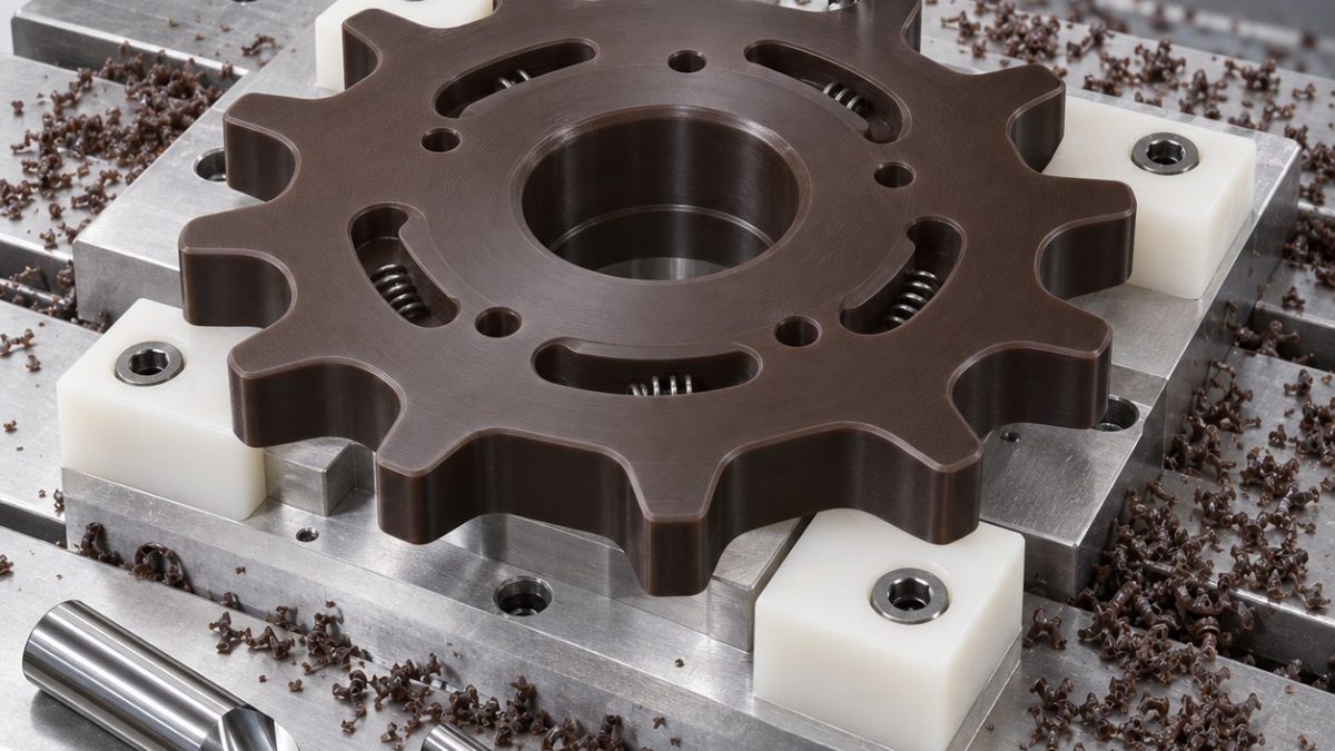 Delrin AF Star Wheel Tooling for Ratchet Teeth and Detent Pockets