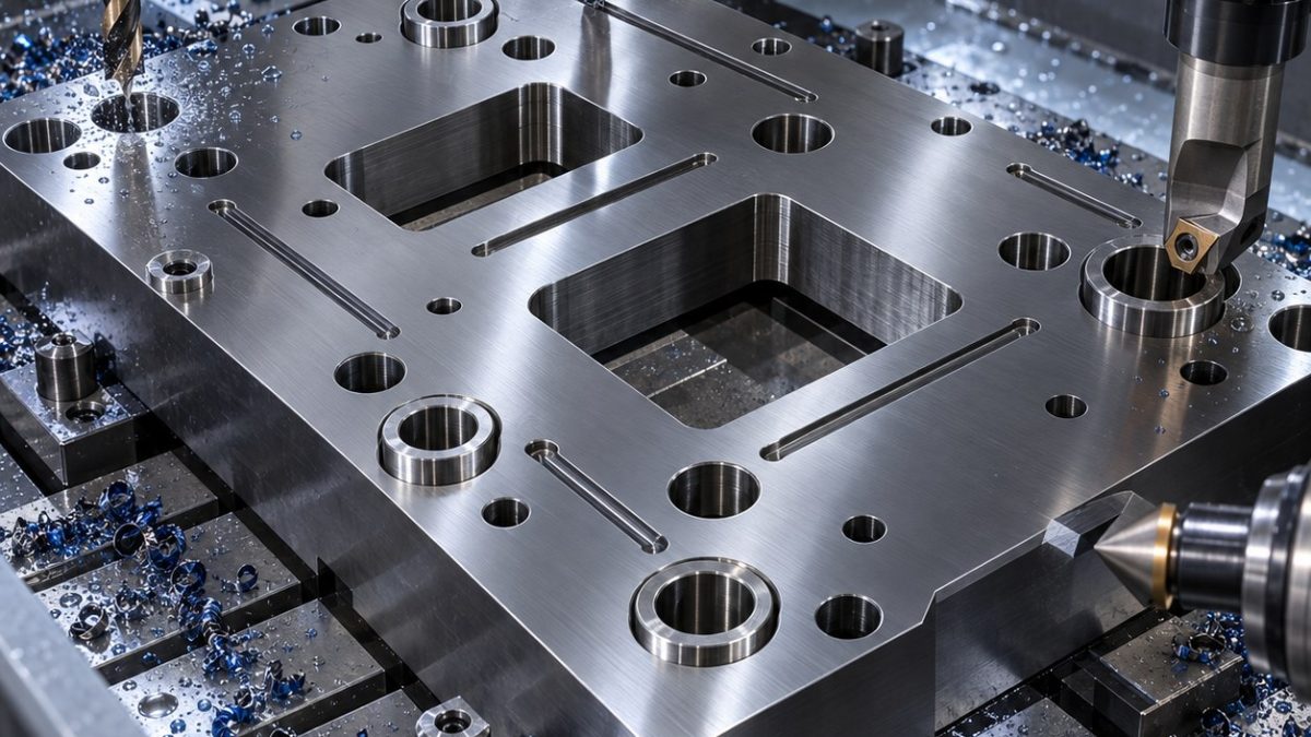 Hardened D2 Stripper Plate Tooling for Slug Windows and Punch Bores
