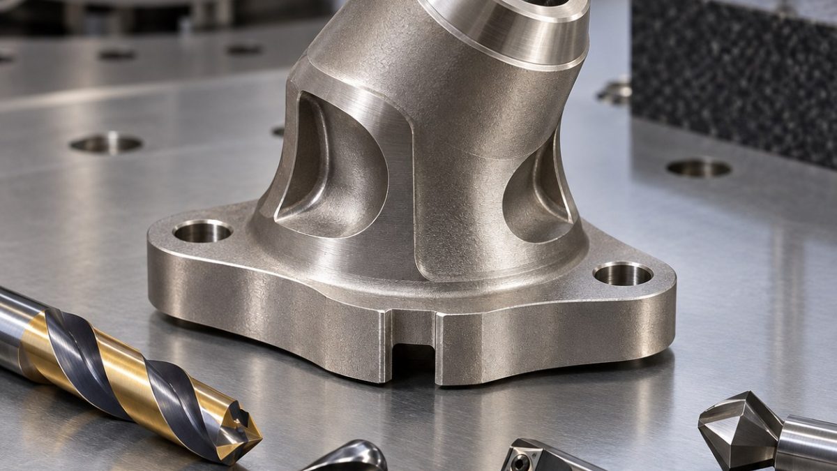 MAR-M247 Thermocouple Boss Tooling for Angled Bore and Seal Land