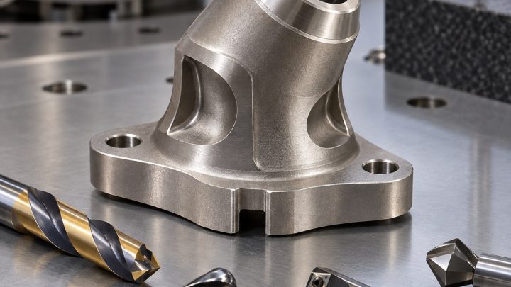 MAR-M247 Thermocouple Boss Tooling for Angled Bore and Seal Land