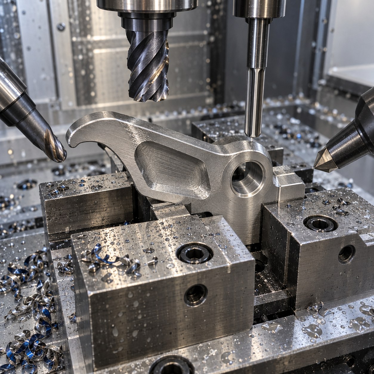 Maraging 300 Latch Hook Tooling for Thin Profile and Pivot Bore