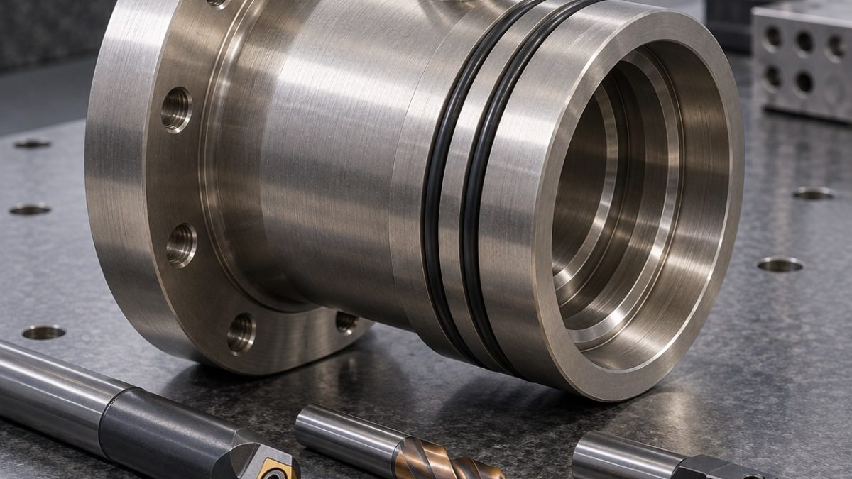 Monel 400 Cable Penetrator Tooling for Seal Grooves and Leak Port
