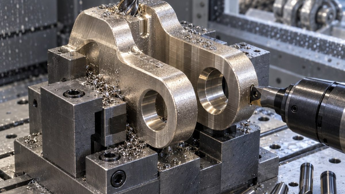 Monel K-500 Marine Clevis Tooling for Fork Slot and Pin Bore