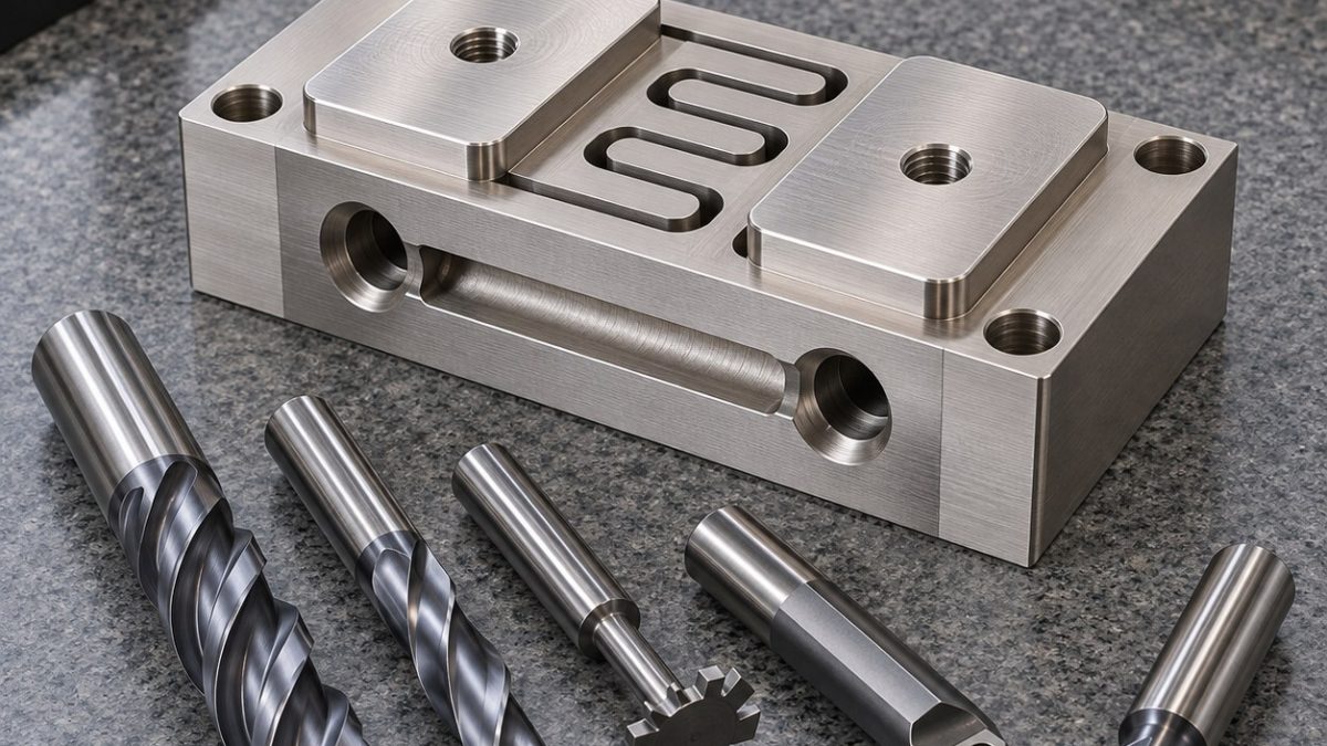 Nickel 200 Electrolyzer Clamp Tooling for Flexure Slots and Cooling Passage