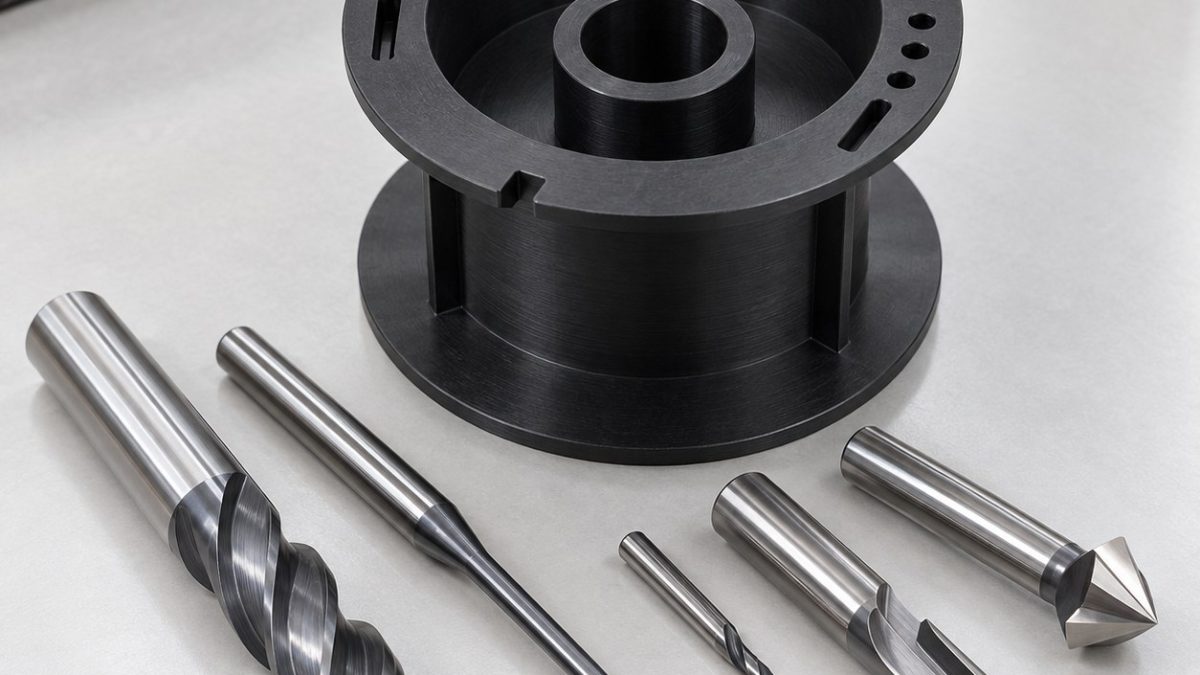 Noryl PPO Transformer Bobbin Tooling for Winding Pocket and Terminal Slots