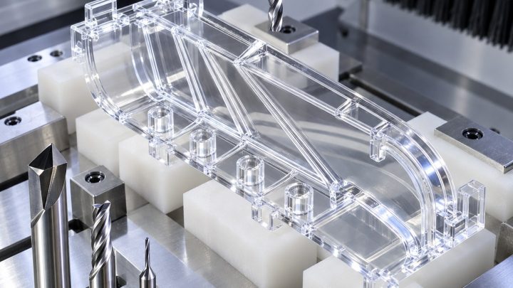 Polycarbonate Light Pipe Tooling for Polished V-Grooves and Snap Tabs