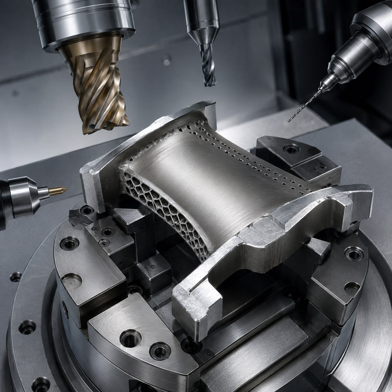 Rene 41 Seal Segment Tooling for Honeycomb Pocket and Feather Edges