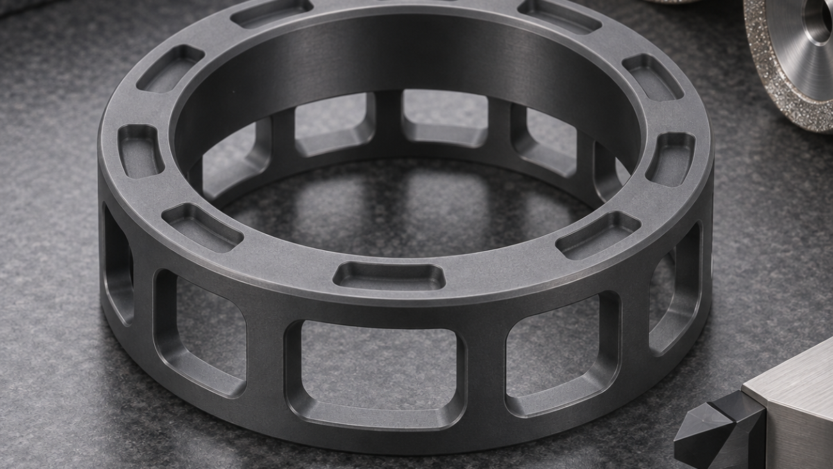Silicon Nitride Bearing Cage Diamond Tooling for Thin Windows and Chip-Free Edges