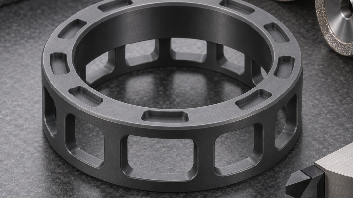 Silicon Nitride Bearing Cage Diamond Tooling for Thin Windows and Chip-Free Edges
