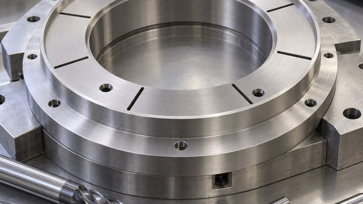 Tantalum Target Clamp Ring Tooling for Stepped Seat and Relief Slots